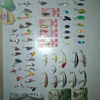 Lotto artificiali pesca spinning trota trout area