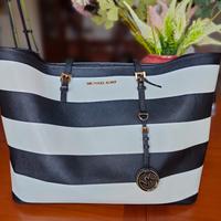 Borsa Michael Kors bianca e nera 40