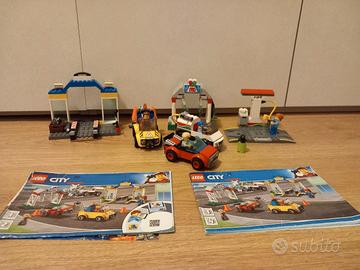 lego city 60232 stazione di servizio e officina