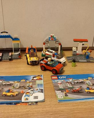 lego city 60232 stazione di servizio e officina
