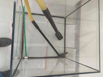 Acquario marino cubo completo vetro Extra chiaro