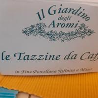 Tazzine da caffe il giardino degli aromi