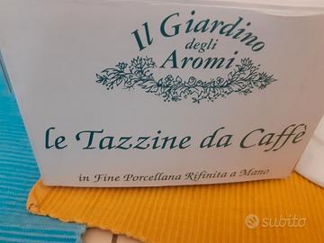 Tazzine da caffe il giardino degli aromi