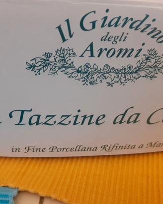 Tazzine da caffe il giardino degli aromi