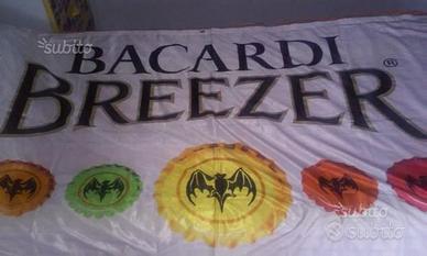 Bandiera bacardi breezer 160 cm x 90 cm con occhie