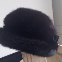 cappello vintage donna in visone