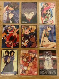 Cards originali Marmalade Boy, Evangelion, promo