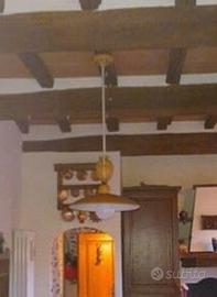 LAMPADARIO SALISCENDI STILE RUSTICO