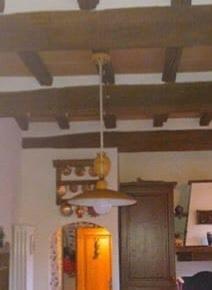 LAMPADARIO SALISCENDI STILE RUSTICO