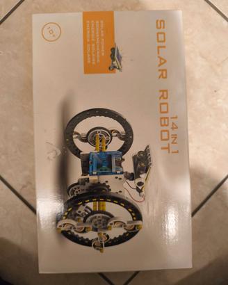 Giocattolo robot solare da costruire