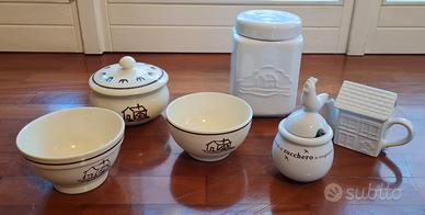 Maxi set collezionismo ceramica Mulino Bianco