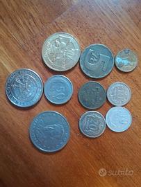 Monete Croazia e Polonia