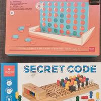 Giochi forza quattro e secret code