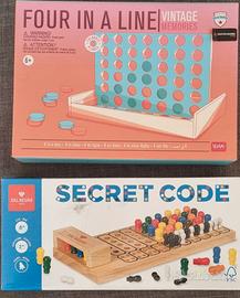 Giochi forza quattro e secret code