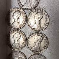 7 monete 500 argento Caravelle Unità d'Italia 