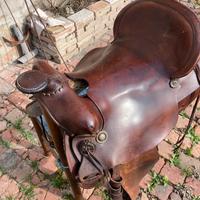 Selle in cuoio vero usate poco