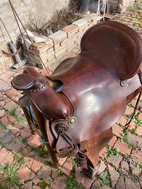 Selle in cuoio vero usate poco