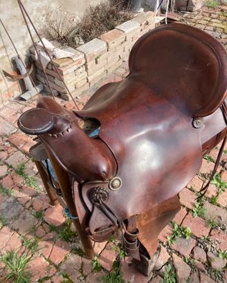 Selle in cuoio vero usate poco