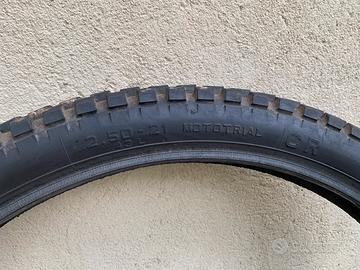 Pneumatico moto trial vintage Pirelli MT22 2.50 21