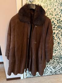 Cappotto vero montone donna Shearling .