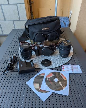 Kit Canon 1100D marrone con obiettivo 10-18 mm mac