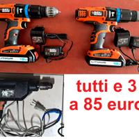 Trapani set di 3 trapani