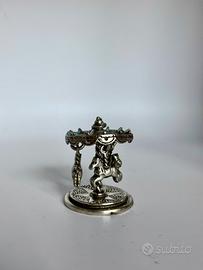 Giostra cavalli miniatura rara argento 800