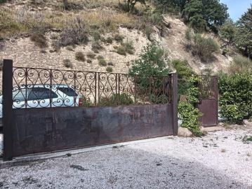 Cancello ferro battuto scorrevole 