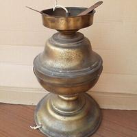 Lampada abat-jour Vintage da comò in ottone 20x30