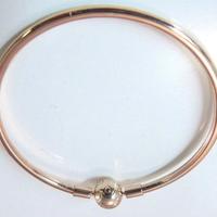 Bracciale Pandora Donna 587132-17 Argento Oro Rose