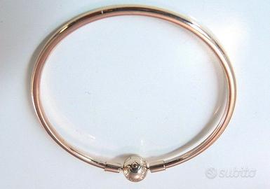 Bracciale Pandora Donna 587132-17 Argento Oro Rose