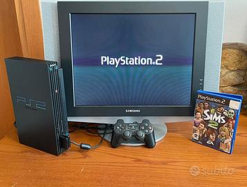 Playstation 2 + joypad + memory card + sims 2