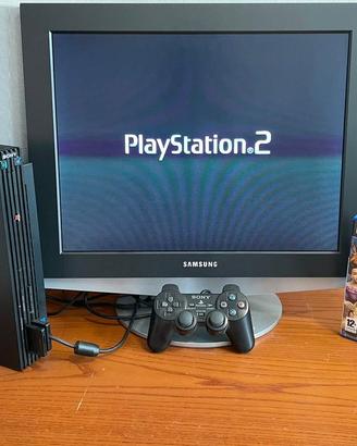 Playstation 2 + joypad + memory card + sims 2