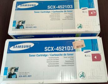 2 Toner Stampante Laser Samsung SCX 4521D3 - NUOVI