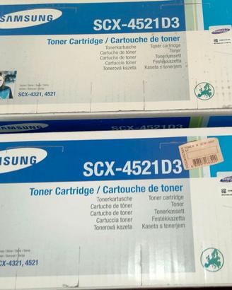 2 Toner Stampante Laser Samsung SCX 4521D3 - NUOVI