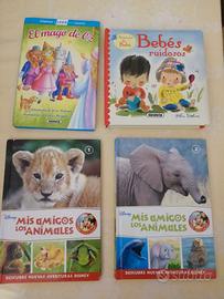 Lotto 4  libri  per  bambini  in  lingua  Spagnola