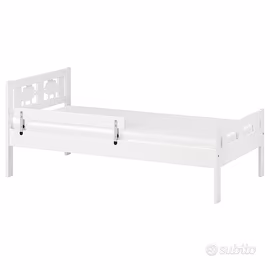 Letto Ikea Kritter, con doghe e materasso