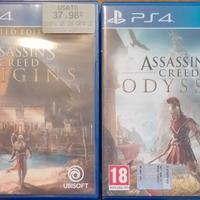 Assassin's Creed Origins e Odyssey PS4