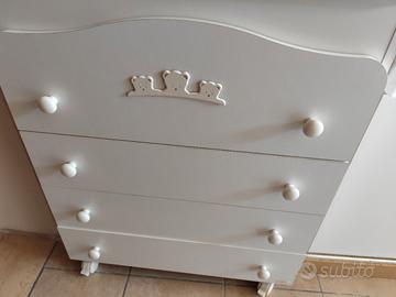 mobiletto con cassetti per bambini