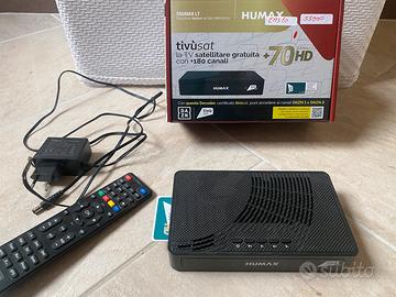 Humax tivumax LT Full HD tivusat + smartcard TV