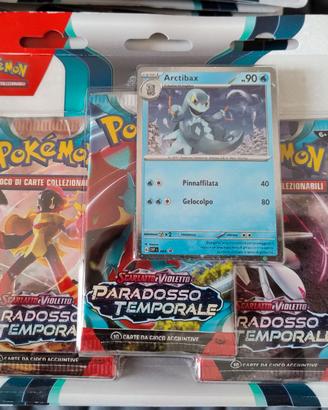 Blister Pokemon 3 Bustine Paradosso Arctibax