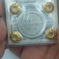 20 baiocchi 1858 Bologna B piccola pio IX