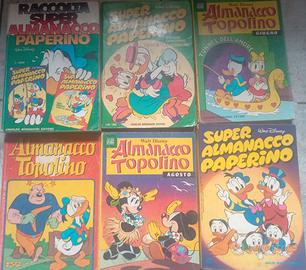 Fumetti almanacco topolino Disney nni 80