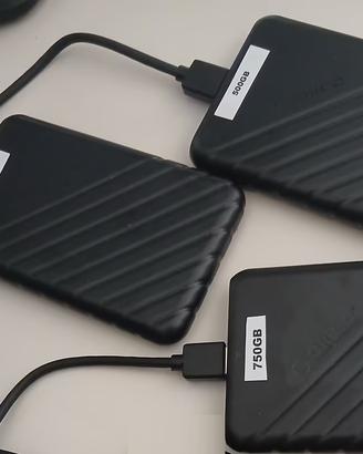 HARD DISK ESTERNO USB 3.0 500GB PER PC PLAYSTATION