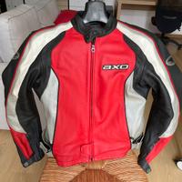 🏍️ Giacca moto AXO racing in pelle 🏍️