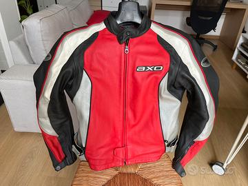 🏍️ Giacca moto AXO racing in pelle 🏍️