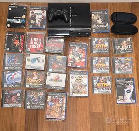 Giochi PS1, PS2, PS3 + PS3 FAT 60GB + PS vita (jb)