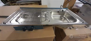 PIANO COTTURA ACCIAO PER CAMPER 