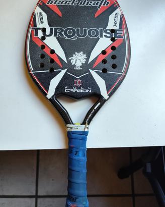 RACCHETTA BEACH TENNIS TOURQUOISE BLACK DEATH