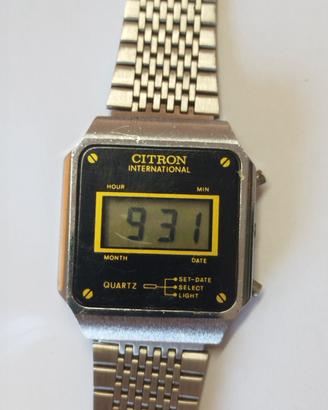 orologio digitale Vintage Citron quarz